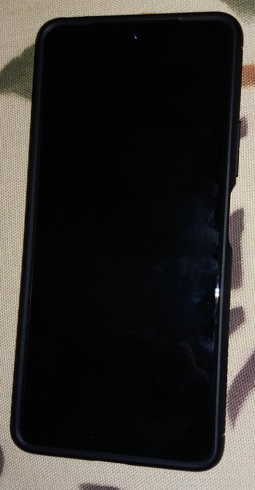 Redmi Note 10 Pro Rugged Armor Case by Spigen Matte Black ACS02844 - Customer Photo From Hussain