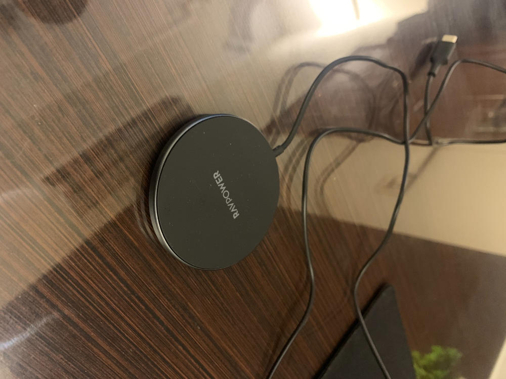 Ravpower Magnetic Wireless Charger 15W for iPhone 12 & other phones RP-WC012 - Black - Customer Photo From Tehseen Ahmed