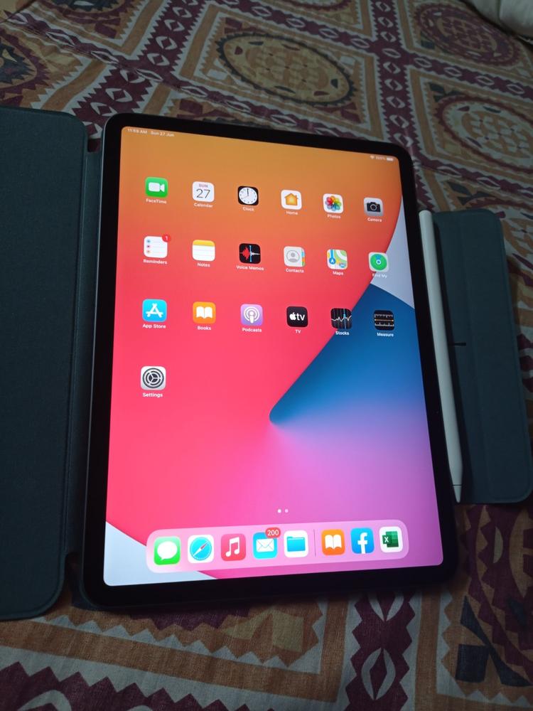 iPad 11 Pro 2021 Rebound Magnetic Smart Case Convenient Magnetic Attachment Supports Pencil Pairing & Charging - Forest Green also iPad Pro 11 2020 & 2018 - Customer Photo From Ajaz Ahmed