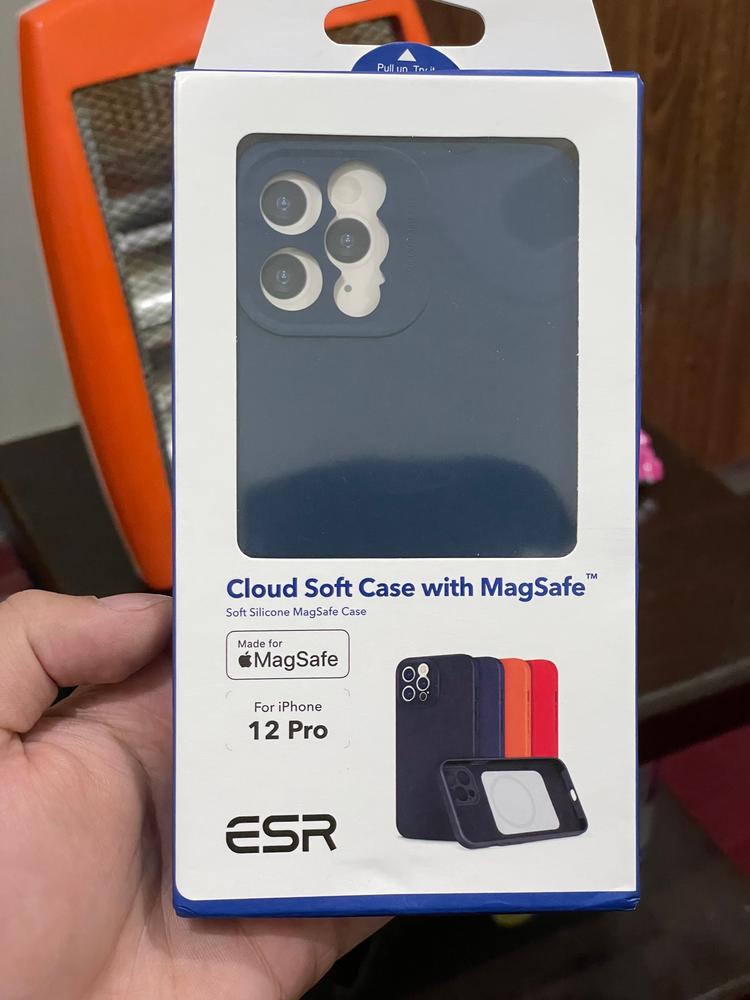 Apple iPhone 12 Pro MagSafe Cloud Super Soft Case by ESR - Deep Navy Blue - Customer Photo From Adil