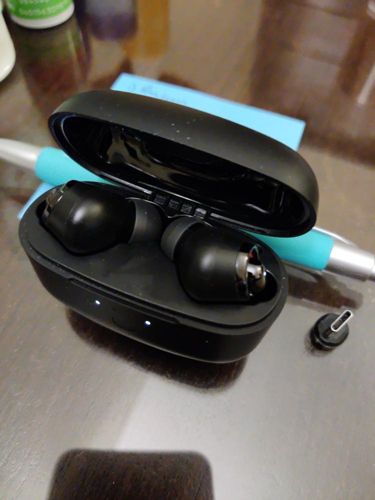Tribit Flybuds C1 Qualcomm QCC3040 Bluetooth 5.2, 4 Mics CVC 8.0 Call Noise Reduction 50H Playtime Clear Calls Volume Control True Wireless Bluetooth Earbuds Earphones - Customer Photo From Arif Qureshi 