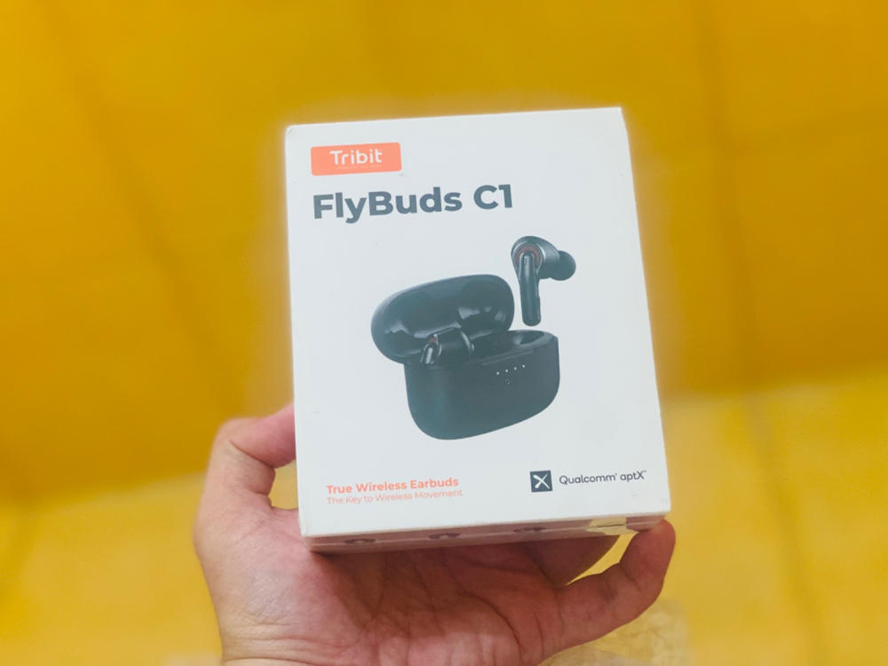 Tribit Flybuds C1 Qualcomm QCC3040 Bluetooth 5.2, 4 Mics CVC 8.0 Call Noise Reduction 50H Playtime Clear Calls Volume Control True Wireless Bluetooth Earbuds Earphones - Customer Photo From Hamza Fareed