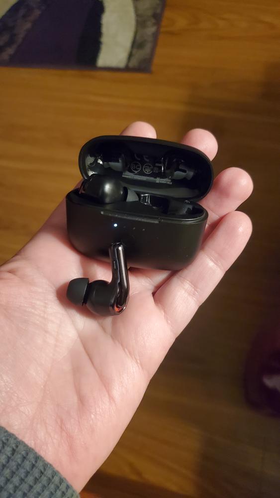 Tribit Flybuds C1 Qualcomm QCC3040 Bluetooth 5.2, 4 Mics CVC 8.0 Call Noise Reduction 50H Playtime Clear Calls Volume Control True Wireless Bluetooth Earbuds Earphones - Customer Photo From Asif Kadir