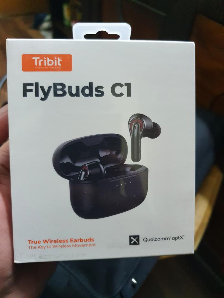 Tribit Flybuds C1 Qualcomm QCC3040 Bluetooth 5.2, 4 Mics CVC 8.0 Call Noise Reduction 50H Playtime Clear Calls Volume Control True Wireless Bluetooth Earbuds Earphones - Customer Photo From Hassan Naqvi