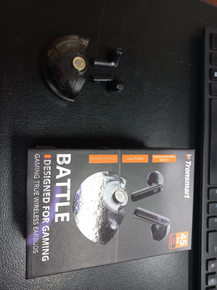 Tronsmart Battle Ultra Low Latency Gaming Earbuds - Black - Customer Photo From Yasir Altaf 