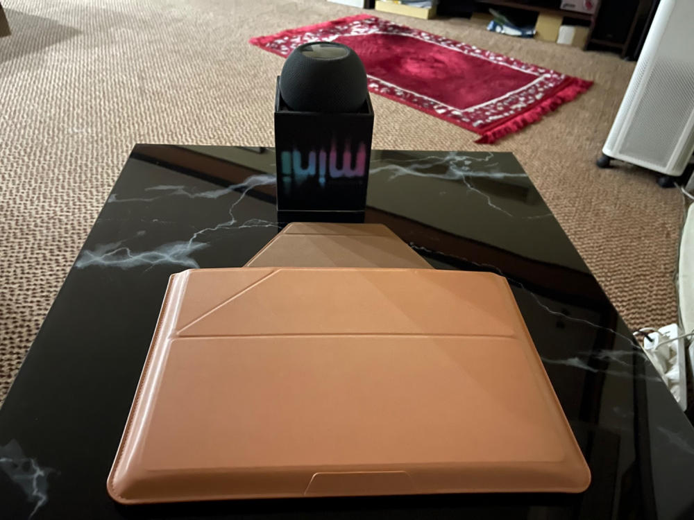 MOFT Carry Sleeve & Stand for 13" Macbook pro and 11"-12" laptops - MB002 -  Nude - Customer Photo From SYED SALMAN HUSSAIN