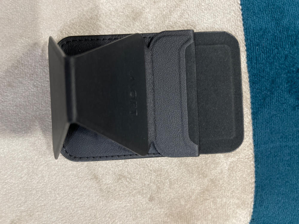 MOFT Snap on Phone Stand & Wallet - MagSafe Compatible - MS007M - Black - Customer Photo From Zain Khan
