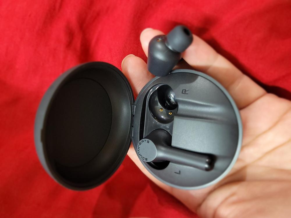 SoundPEATS Mac True Wireless Earbuds, IPX7 Waterproof Bluetooth Headphones, Sports Earphones with Superior Sound, 60 Hrs Playtime, Touch Control, USB-C Charge, Single/Twin Mode, Mini Size (0.12oz) - Black - AMT - Customer Photo From Iram Rabbani 