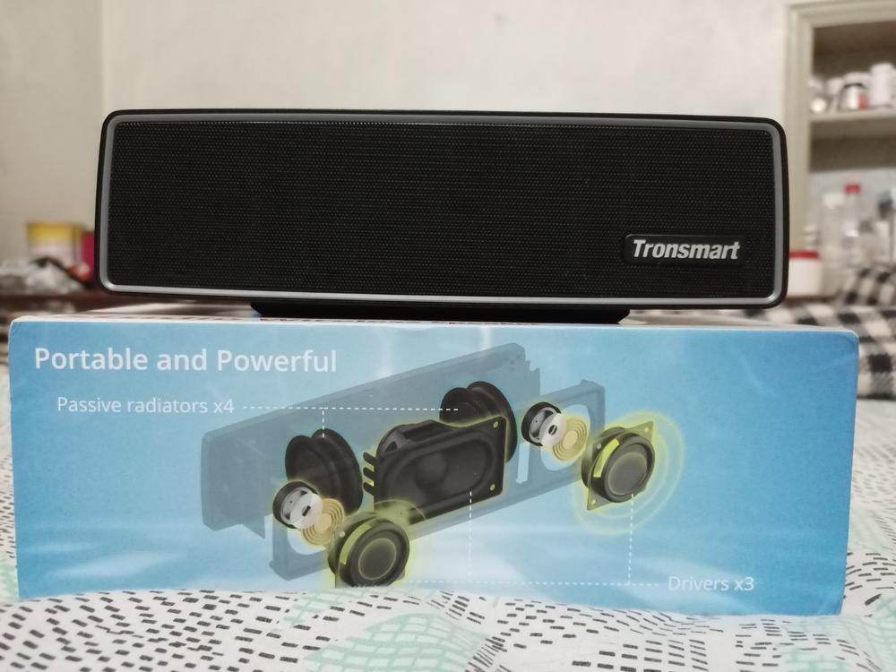 Tronsmart Studio 30W Bluetooth Home Speaker, Metal Wireless Speakers, Lossless High Fidelity with 20W Subwoofer, Sync Up to 100+ Speakers, 15H, USB-C, Waterproof, Indoors Outdoors - Black - Customer Photo From Tariq Hameed