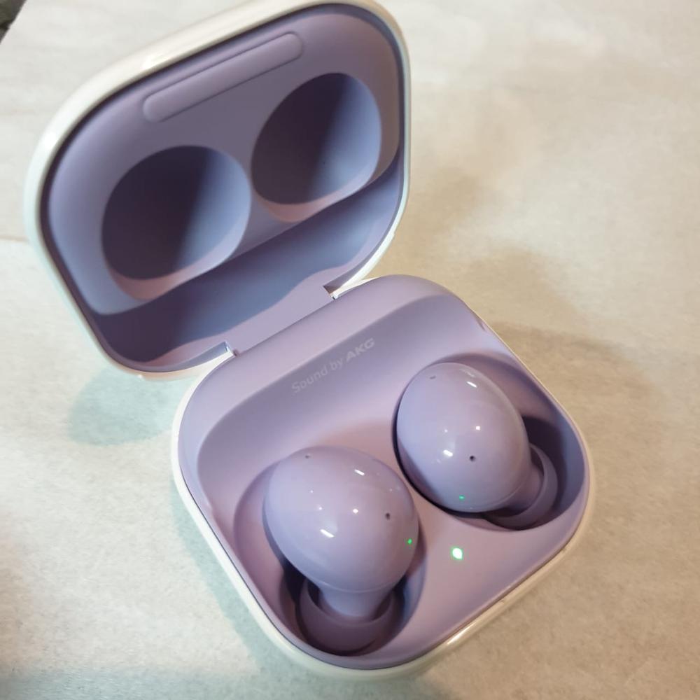 SAMSUNG Galaxy Buds 2 True Wireless Earbuds Noise Cancelling Ambient Sound Bluetooth Lightweight Comfort Fit Touch Control - Olive - Customer Photo From Junaid Mustafa