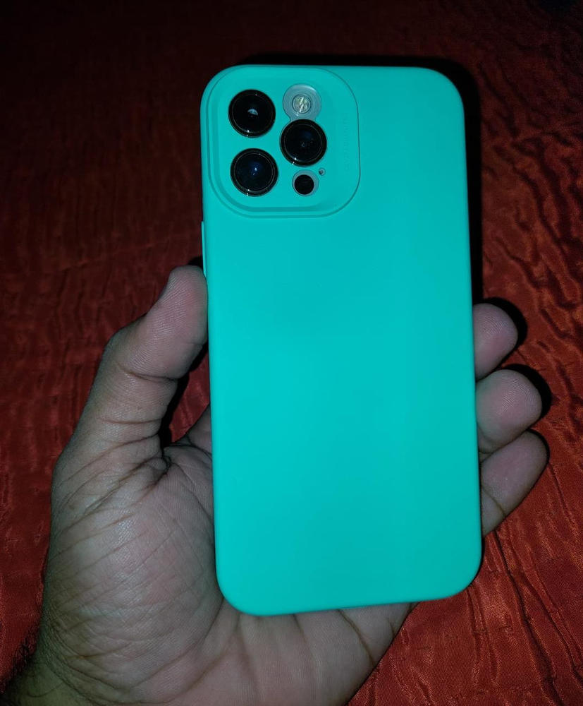 Apple iPhone 12 Pro Max MagSafe Cloud Super Soft Case by ESR - Cool Mint - Customer Photo From Ali Fahadullah