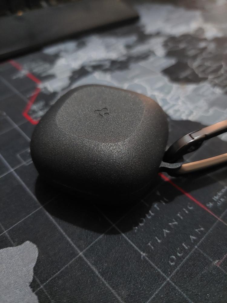 Galaxy Buds 2 / Pro / Buds Live Case Spigen Geo Fit With Sandstone Finish Coating - Graphite - ACS03166 - Customer Photo From Sarmad Hassan