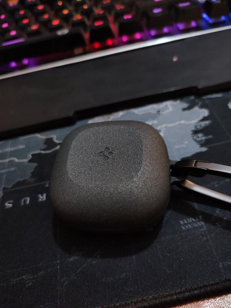 Galaxy Buds 2 / Pro / Buds Live Case Spigen Geo Fit With Sandstone Finish Coating - Graphite - ACS03166 - Customer Photo From Sarmad Hassan 