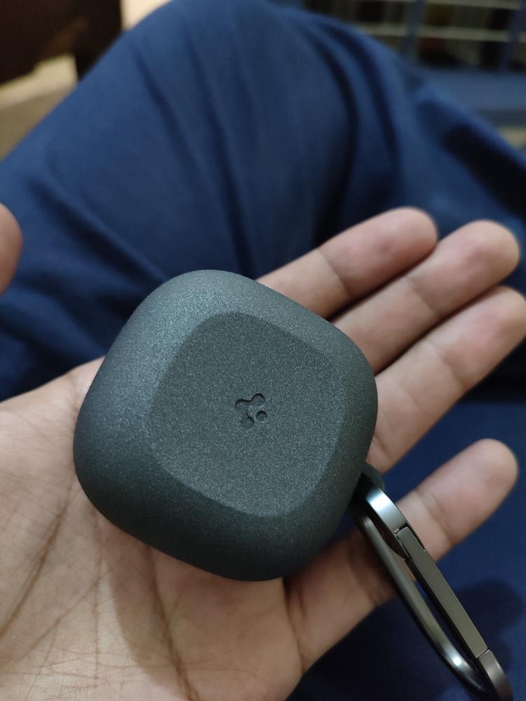 Galaxy Buds 2 / Pro / Buds Live Case Spigen Geo Fit With Sandstone Finish Coating - Graphite - ACS03166 - Customer Photo From Sarmad Hassan 