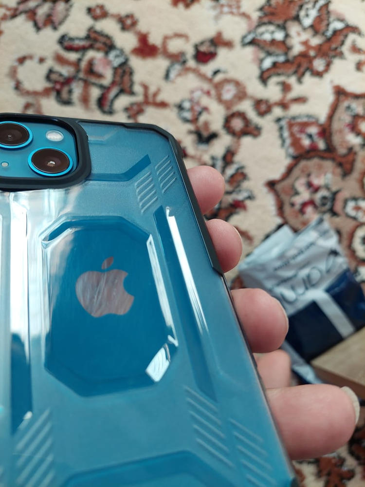Apple iPhone 13 Nitro Force Rugged Case by Spigen - ACS03547 - Matte Black - Customer Photo From Hozefa Asghar Ali