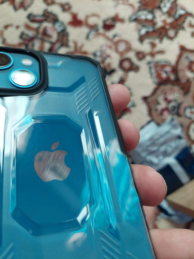 Apple iPhone 13 Nitro Force Rugged Case by Spigen - ACS03547 - Matte Black - Customer Photo From Hozefa Asghar Ali