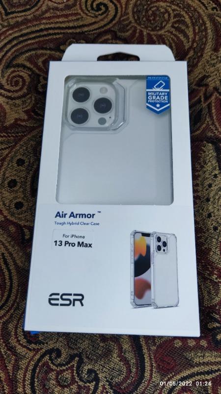 Apple iPhone 13 Pro Max Air Armor Rugged TPU Case - Clear - Customer Photo From Tanveer Masood