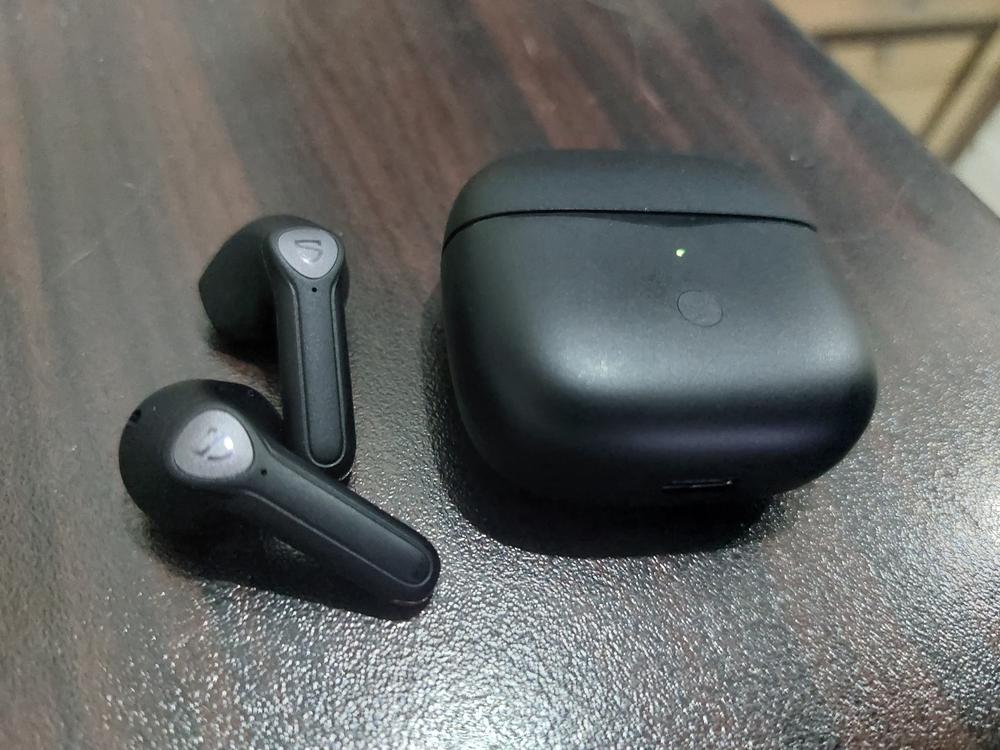 SoundPEATS True Air 3 Wireless Earbuds Mini Bluetooth V5.2 Earphones with Qualcomm QCC3040 and aptX-Adaptive, 4-Mic and CVC 8.0 Noise Cancellation, TrueWireless Mirroring Tech, in-Ear Detection, Game Mode - AMT - Customer Photo From Sabeeh Ahmad