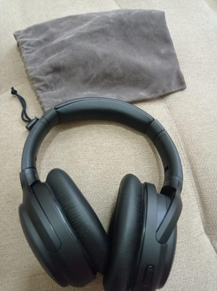 SoundPEATS A6 Hybrid Active Noise Cancelling Wireless Headphones New Over Ear Headphones, 40 Hours Playtime(ANC Off), USB-C, Foldable Design with Ergonomic Headband, Memory Foam Earcups - Customer Photo From Amna Gillani