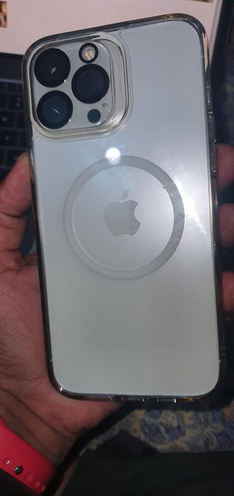 Apple iPhone 13 Pro Max Classic Hybrid Case with Halolock Magsafe Compatible by ESR - Clear - Customer Photo From Muhammad Ismail