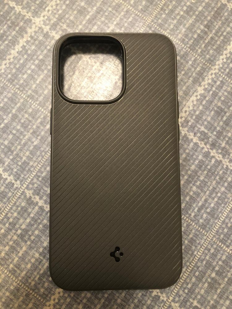 Apple iPhone 13 Pro Max Mag Armor MagSafe Enabled Case by Spigen � ACS03226 � Matte Black - Customer Photo From Amazon Import