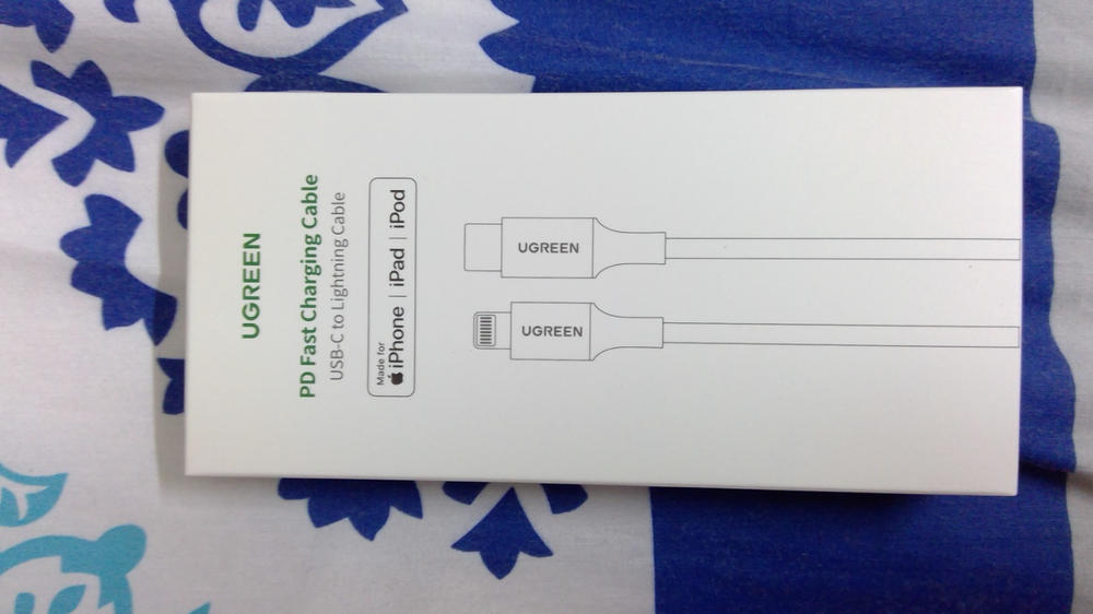 UGREEN USB C to Lightning Braided Cable MFi Certified iPhone Charging Cable Type C to Lightning Cable - 4.5 Feet - Black -  60760 - Customer Photo From Ahsan M Butt Butt