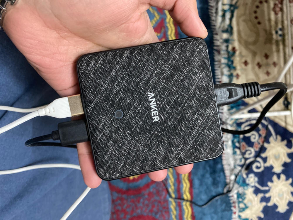 Anker 65W 4 Port PIQ 3.0 & GaN Fast Charger Adapter, PowerPort Atom III Slim Wall Charger with a 45W USB C Port, for MacBook - A2045L11 - Customer Photo From Taimoor shah 