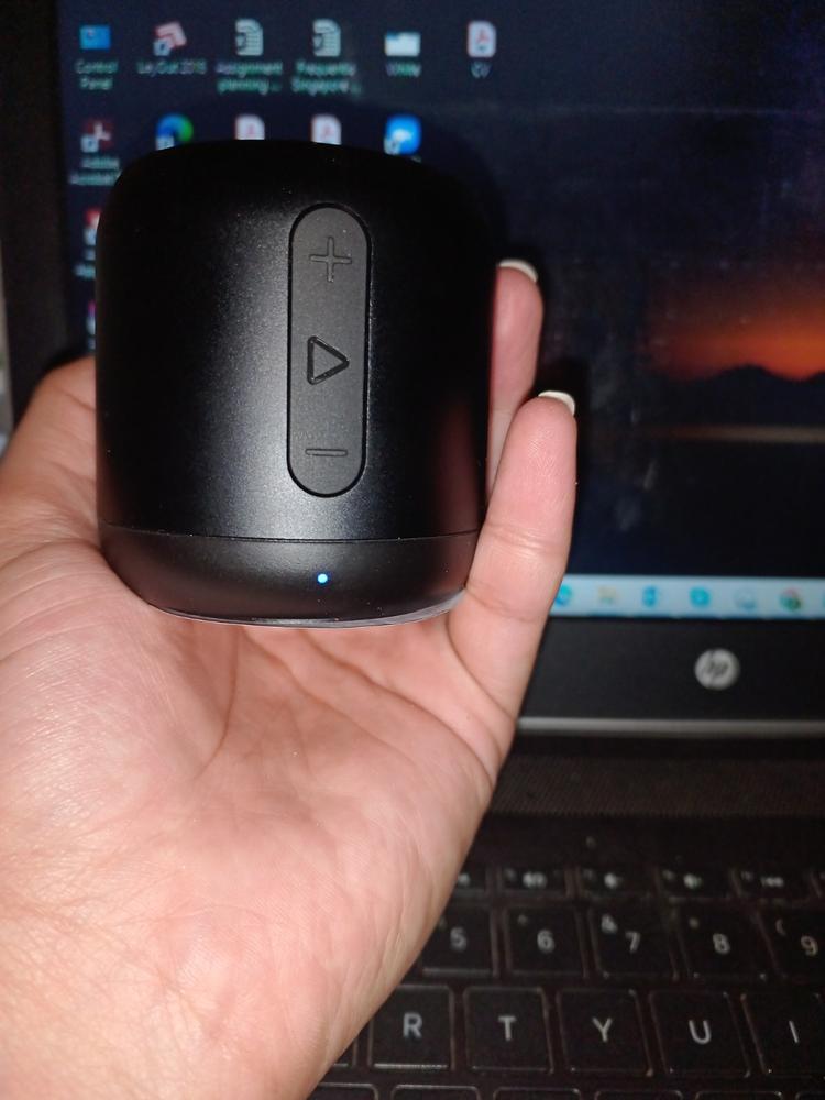 Anker Soundcore Mini, Super-Portable Bluetooth Speaker with 15-Hour Playtime, 66-Foot Bluetooth Range, Enhanced Bass, Noise-Cancelling Microphone - Black - A3101H13 - Customer Photo From Syed Moosa Raza