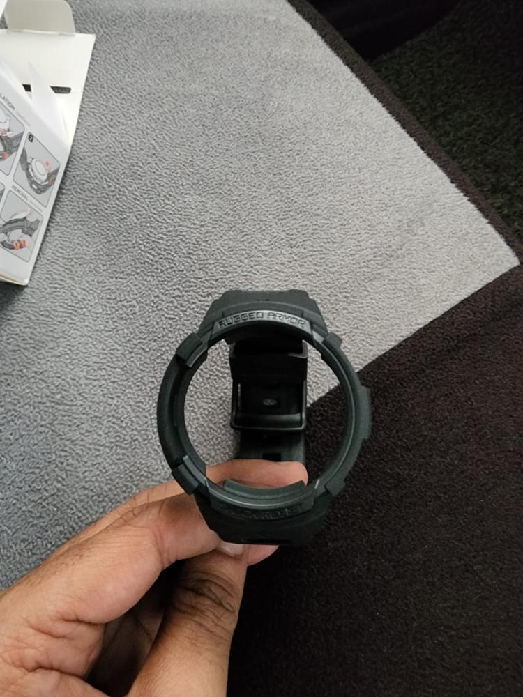 Galaxy Watch 4 Classic Band & Case for 46 mm Rugged Armor Pro - ACS03832 - Matte Black - Customer Photo From Muhammad Haris