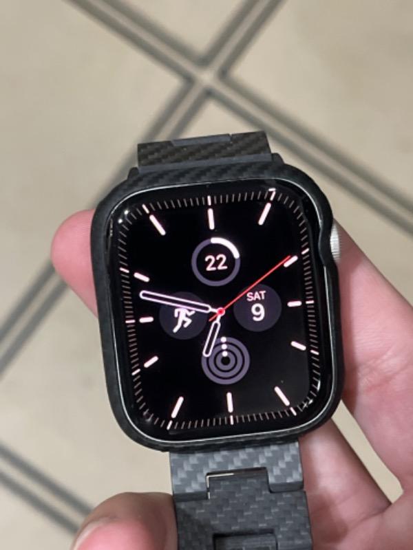 Apple Watch Series 7 45mm Air Case Exquisite Refined Minimalist Slim Apple Watch Case Protective iWatch Cover Carbon Fiber - Customer Photo From Zain Khan