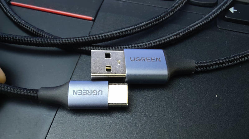 UGREEN USB Type C Cable Nylon Braided USB A to USB C Fast Charger Compatible - 4.5 feet - Black - 60127 - Customer Photo From Usman Qadeer
