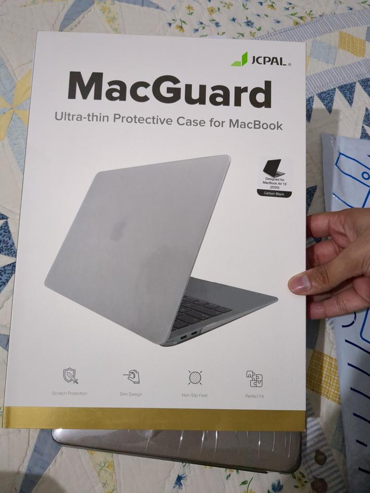 MacGuard Protective Case for MacBook Pro 13″ M2 2022 / MacBook Pro 13″ M1 2020 by JCPAL - Carbon Black - JCP2380 - Customer Photo From Samad Khan