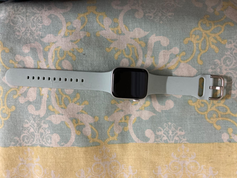 JCPAL FlexBand Premium Silicon Band for Apple Watch 38 / 40 / 41 mm - Greenish Blue - JCP6275 - Customer Photo From Shahnoor Sultan