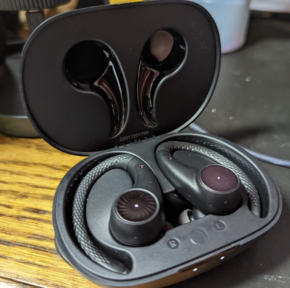 Tribit MoveBuds H1 Earbuds IPX8 Waterproof by SGS and 65H Playtime for Intense Sports Bluetooth 5.2 Earphones with Transparency Mode - Customer Photo From Amazon Import