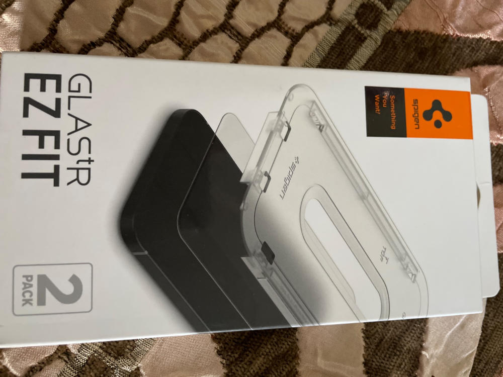 Apple iPhone 14 Pro EZ Fit Screen Protector Case Friendly by Spigen - 2 PACK - AGL05214 - Customer Photo From Bilal Ali 