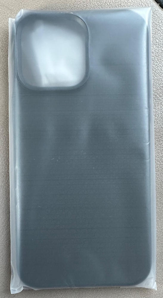 Apple iPhone 14 Pro Max Liquid Air Case by Spigen - ACS04813 - Matte Black - Customer Photo From Hassan Babar 