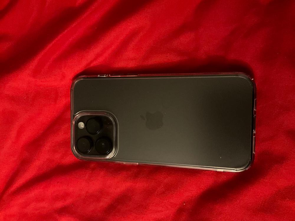 Apple iPhone 14 Pro Max Ultra Hybrid TPU + PC Case by Spigen � ACS04816 � Crystal Clear - Customer Photo From Amazon Import
