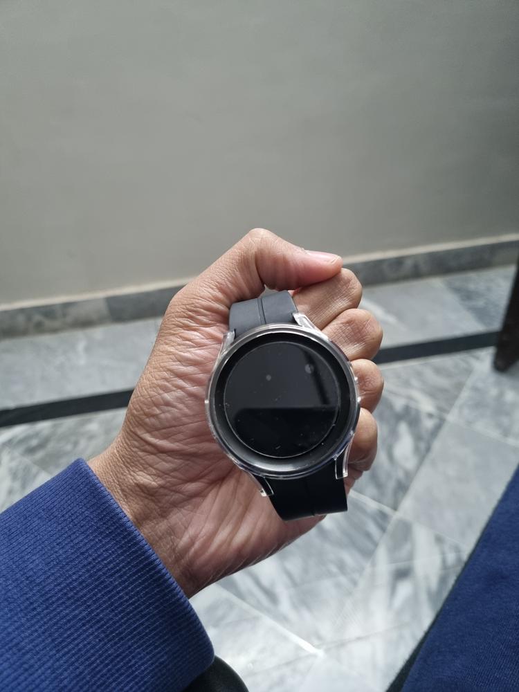 Galaxy Watch 5 Pro Case for 45 mm Thin Fit Case & Tempered Glass - ACS05400 - Crystal Clear - Customer Photo From Muhammad Wasaaq
