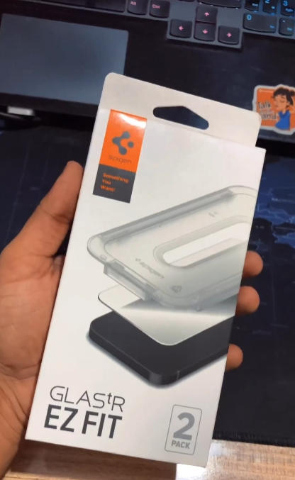 Apple iPhone 14 / 13 Pro / 13 EZ Fit Screen Protector Case Friendly by Spigen - 2 PACK - AGL03385 - Customer Photo From M Sultan 