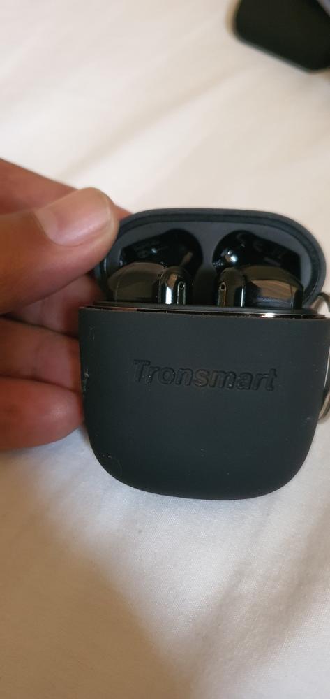 Tronsmart Onyx Ace Pro True Wireless Earphones with Cutting-edge Qualcomm® Chip, Qualcomm® aptX™ Adaptive codec, Crystal Clear Call, Up to 27 Hours of Playtime, Gaming Mode & One-key Recovery - Black - Customer Photo From S.M.Ghazanfar Mehdi 