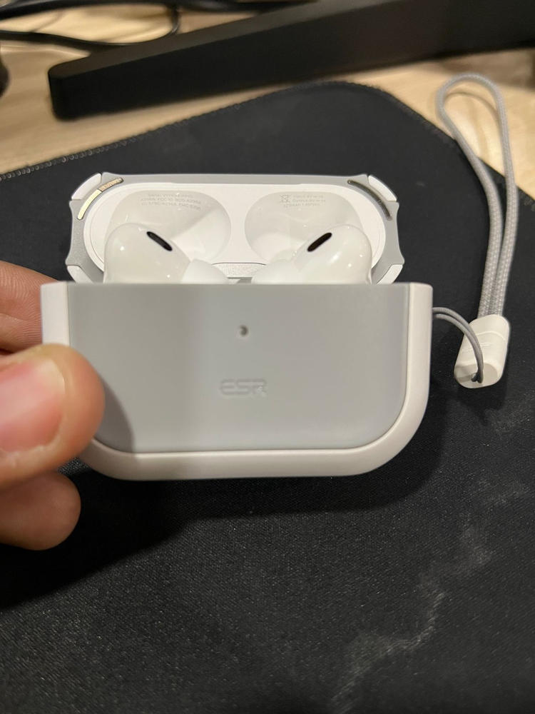 AirPods Pro 2022 Orbit Hybrid Case by ESR Magsafe Ready -  White - Customer Photo From Mukarram Siddiqui