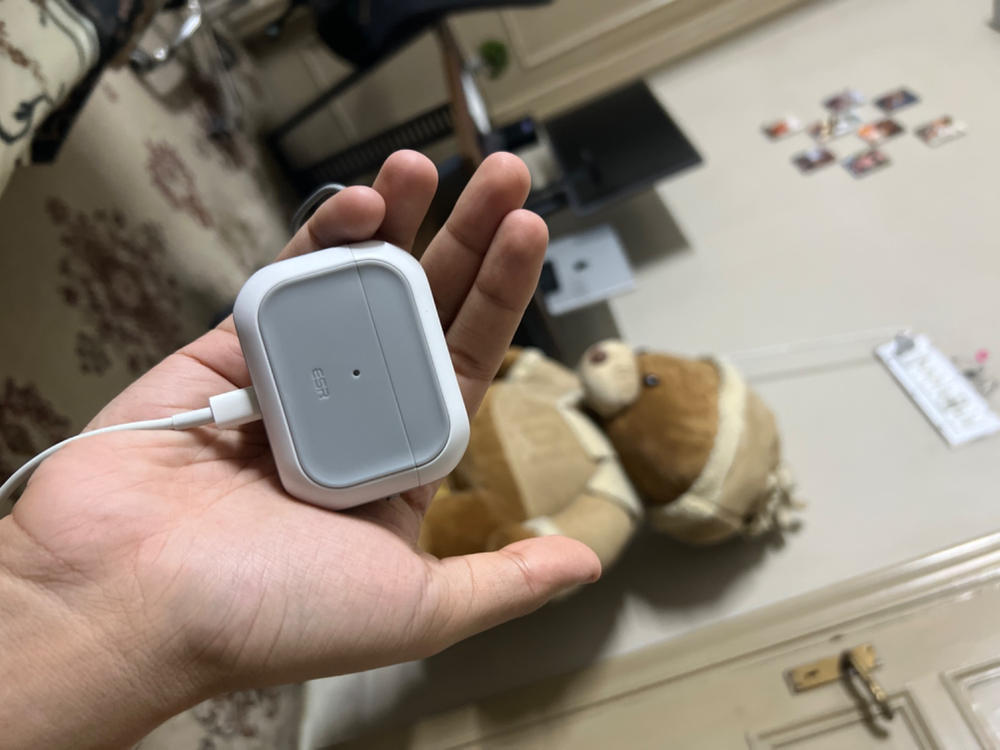 AirPods Pro 2022 Orbit Hybrid Case by ESR Magsafe Ready -  White - Customer Photo From Zohaib Shaheen