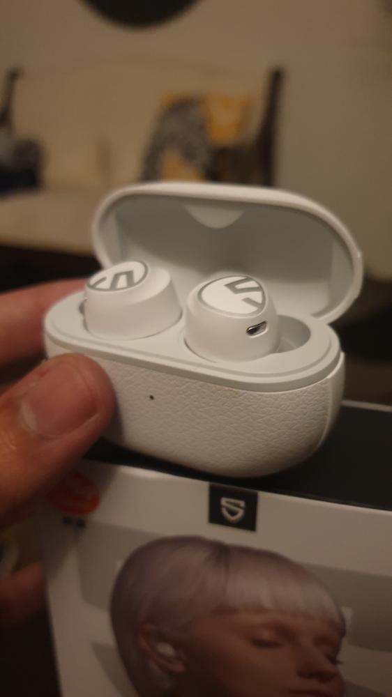 SoundPEATS Free2 classic Wireless Earbuds Bluetooth V5.1 Headphones with 30Hrs Playtime in-Ear Wireless Earphones with Immersive Stereo Sound - AMT - White - Customer Photo From Muhammad Essa Khan Niazi 