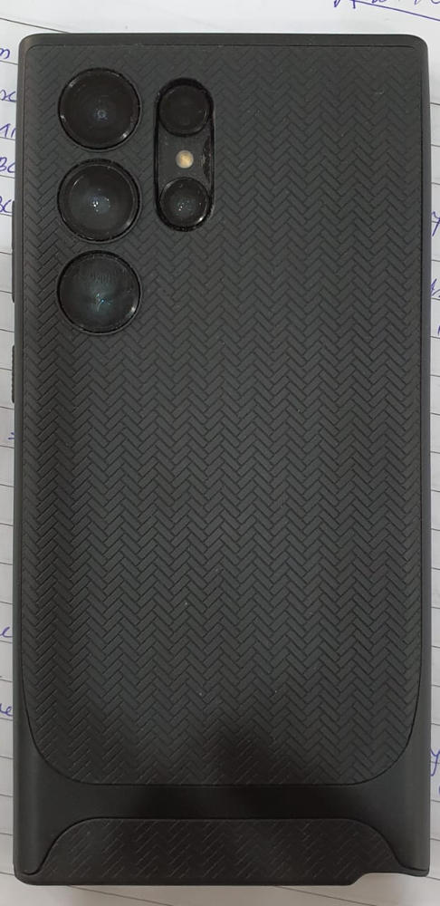 Galaxy S23 Ultra Neo Hybrid Case by Spigen ACS05626 - Black - Customer Photo From Wahab Quraishi