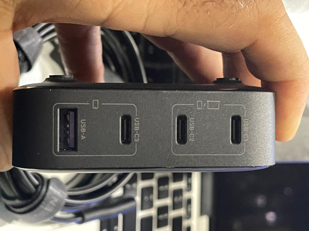 UGREEN 100W USB C Charger, Nexode 4 Ports USB C Charging Station, GaN Fast Desktop Charger Compatible with MacBook Pro, Dell XPS 15, iPhone 14 Pro Max/13, Galaxy S23 Ultra, iPad, Steam Deck and More - 90736 - Customer Photo From Javed Ahmed Shaikh
