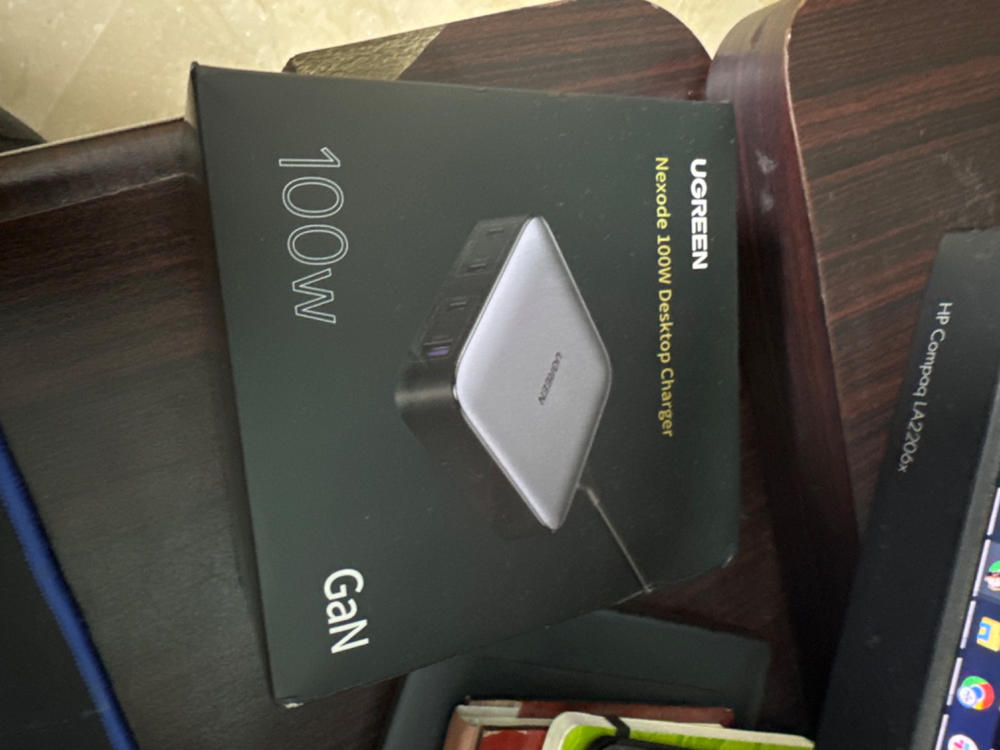 UGREEN 100W USB C Charger, Nexode 4 Ports USB C Charging Station, PPS Support, GaN Fast Desktop Charger Compatible with MacBook Pro, Dell XPS 15, iPhone 14 Pro Max/13, Galaxy S23 Ultra, iPad, Steam Deck and More - 90736 - Customer Photo From Usama Ahmad