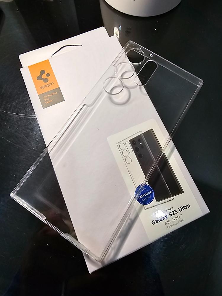 Galaxy S23 Ultra Air Skin Case by Spigen – ACS05635 – Crystal Clear - Customer Photo From Nasir shahab 