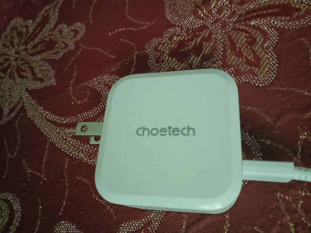 Choetech USB-C PD 45W GaN Type-C Wall Charger with PPS for Samsung Super Fast Charging – US Plug – White - PD8007 - Customer Photo From Awais Ali