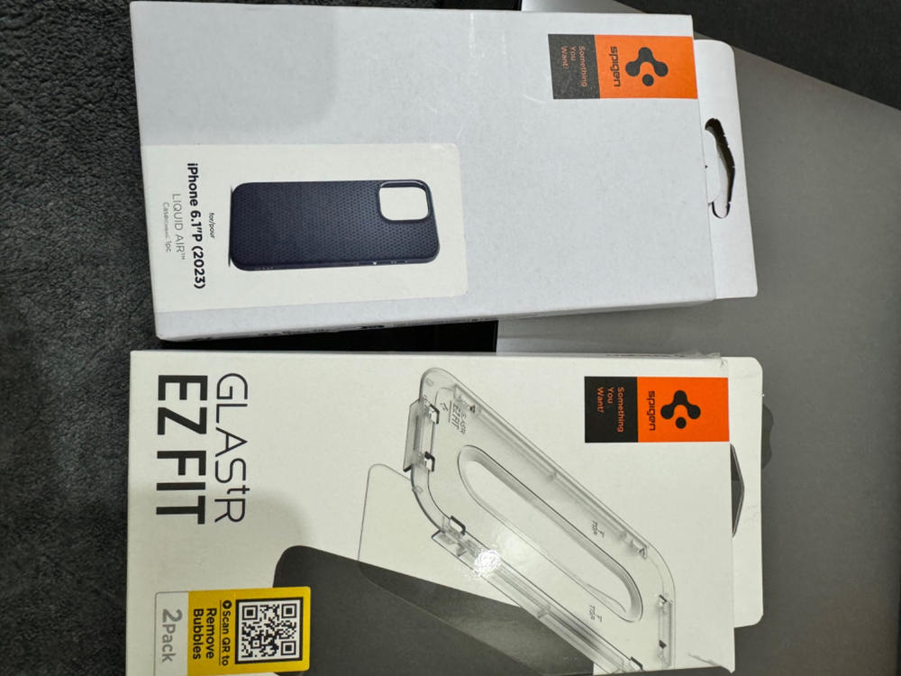Spigen Tempered Glass Screen Protector [GlasTR EZ FIT] designed for iPhone  13 Mini - Sensor Protection / 2 Pack