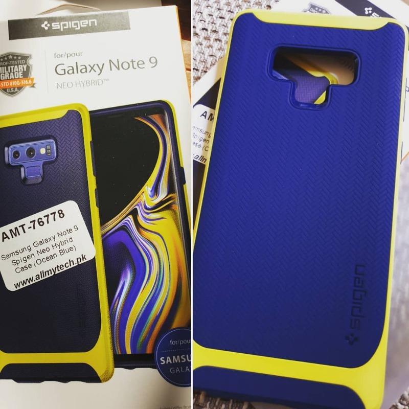Samsung Galaxy Note 9  Spigen Original Neo Hybrid Dual Layer Case - Ocean Blue - Customer Photo From Muneeza 